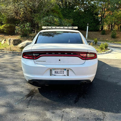 RENT: DODGE Charger Police Car AWD Fully Outfitted Police - car, lights, sirens, radio, and prisoner cage - rent police vehicle