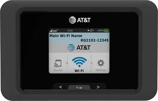 Franklin A50 MIFI 5G Hotspot for AT&T - Broadband Modem with Internet via Cellular