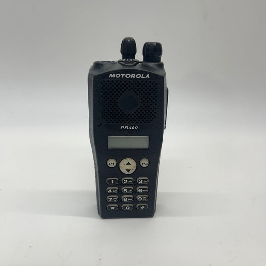 Motorola PR400 AAH65KDH9AA4AN DTMF Portable VHF Radio - HaloidRadios.com