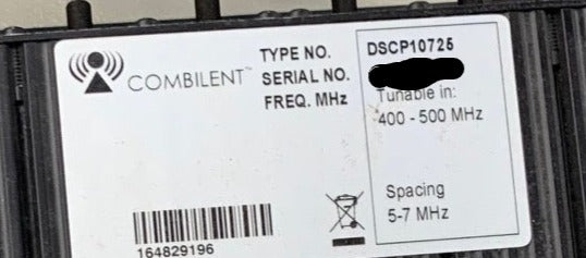 MOTOROLA / COMBILENT DSCP10725 400 - 500 MHz UHF Duplexer - HaloidRadios.com